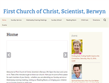 Tablet Screenshot of christianscienceberwyn.com